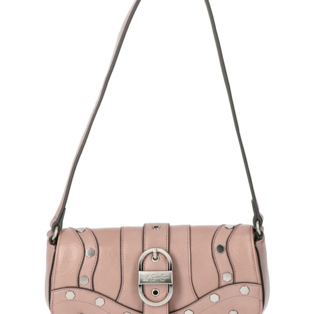 Jessica Simpson Blush Shoulder Bag with Silver Accents